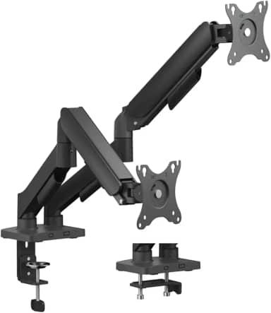SUPORTE ARTICULADO PARA 2 MONITORES DE 17-32" C/PISTÃO À GÁS – SM-012GD