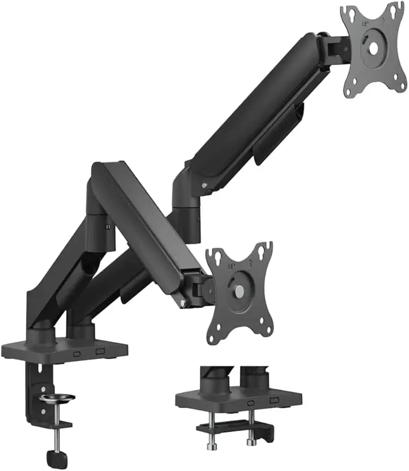 SUPORTE ARTICULADO PARA 2 MONITORES DE 17-32" C/PISTÃO À GÁS – SM-012GD