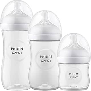 Philips Avent Kit Mamadeira Pétala, 125ml bico fluxo-lento + 260ml bico fluxo-médio + 330ml bico fluxo-rápido, SCD838/27