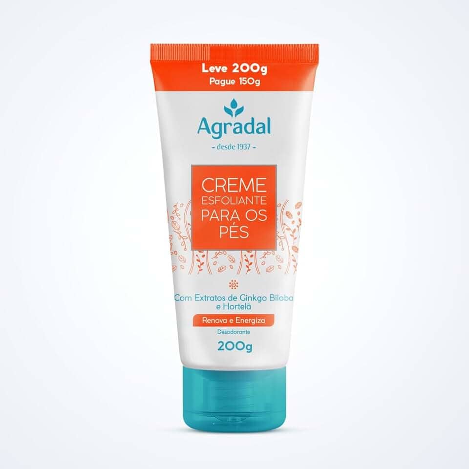 Agradal Creme Esfoliante Para Os Pés 200G