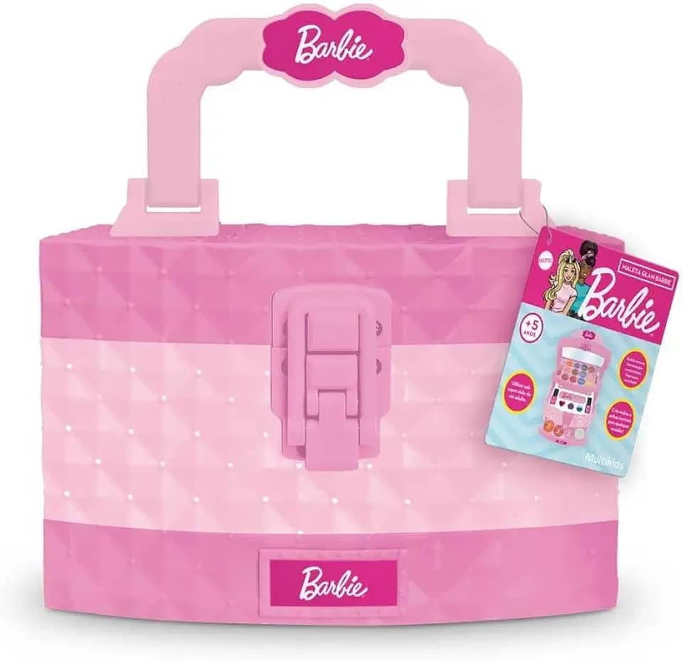 Maleta de Maquiagem Glam Barbie Multikids - BR2424