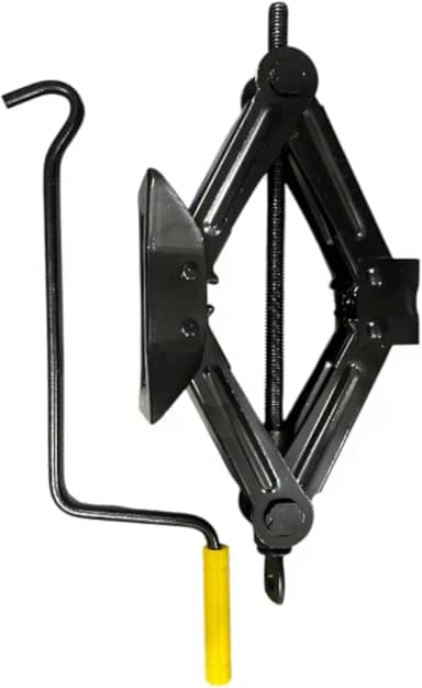 Macaco Sanfona Automotivo 1 Tonelada Mecânico, Compacto, Reforçado e Universal para Carros de Passeio com Manivela