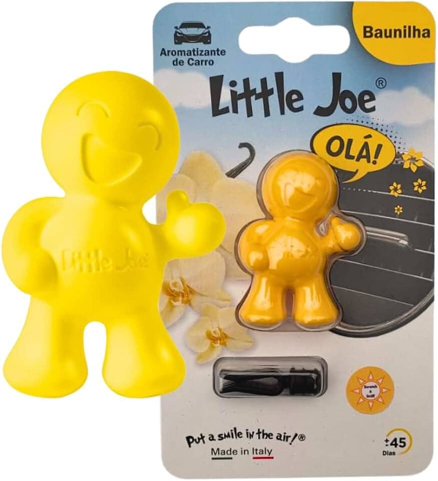 Aromatizador de Carro Little Joe Up Difusor de Perfume Baunilha Cheirinho Para Carro