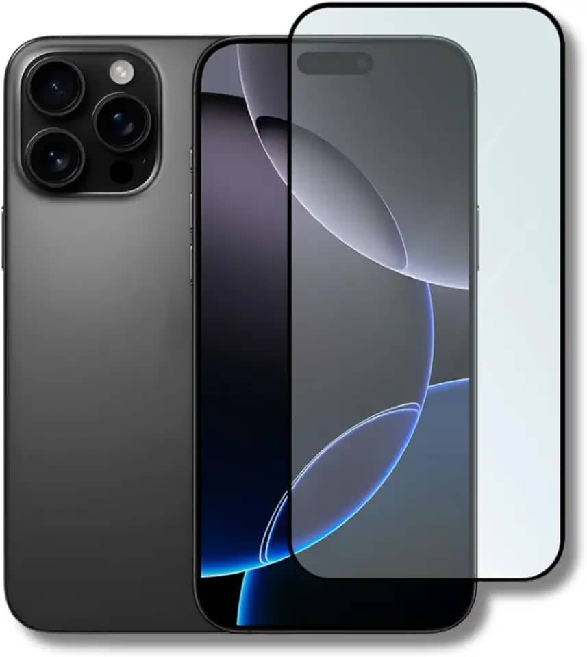 Película De Vidro 3D Tela Toda Para iPhone (iPhone 16 Pro Max)