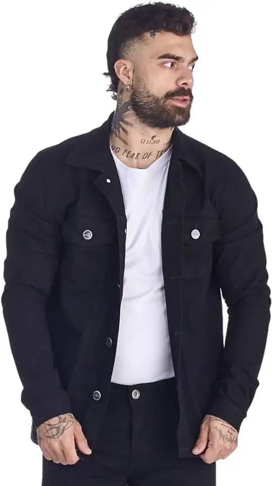 Jaqueta Jeans HNO Jeans Premium Azul Escuro