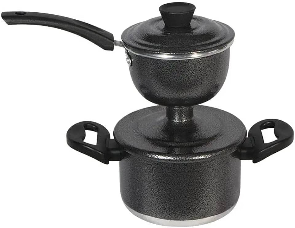 Mini Panela Cuscuzeira Cozivapor Individual Aluminio 800ml - Craqueado