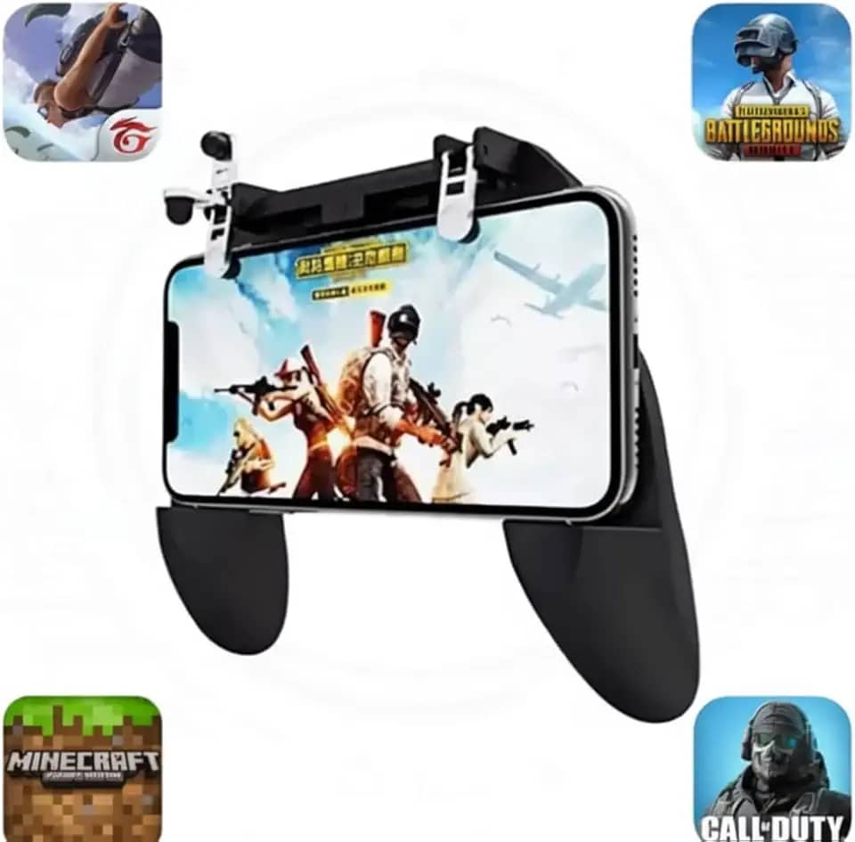 Genérico Controle Game Pad para PUBG, Free Fire, Call of Duty, Suporte Universal para Smartphone, Joystick Ergonômico para Jogos Mobile