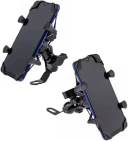 Suporte Celular Universal Para Motos e Bicicleta Com Carregador Universal Usb Garra X Fixação No Retrovisor Ou Guidão Segurança E Conveniência Em Suas Mãos PREMIUM, GOLLATE®