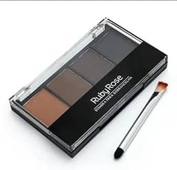 Paleta de Sombra para Sobrancelha 4 Cores Corrige Preenche e Define