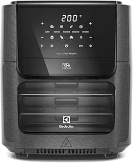 Fritadeira Elétrica sem oleo Forno Oven Airfryer 12L digital receita programada 2 bandejas espeto giratório 1700W Electrolux EAF90 Grafite 127v por Rita Lobo