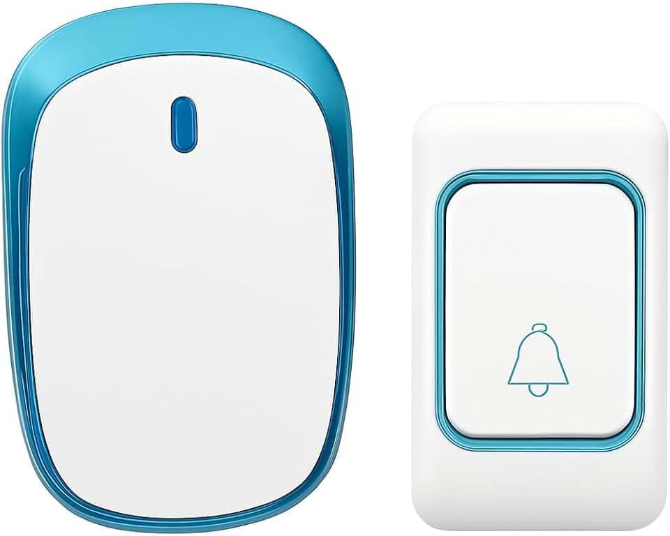 Campainha Sem Fio Residencial Bivolt Longo Alcance Comunicação com Idosos 36 Tipos Toques Leve Resistente Premium