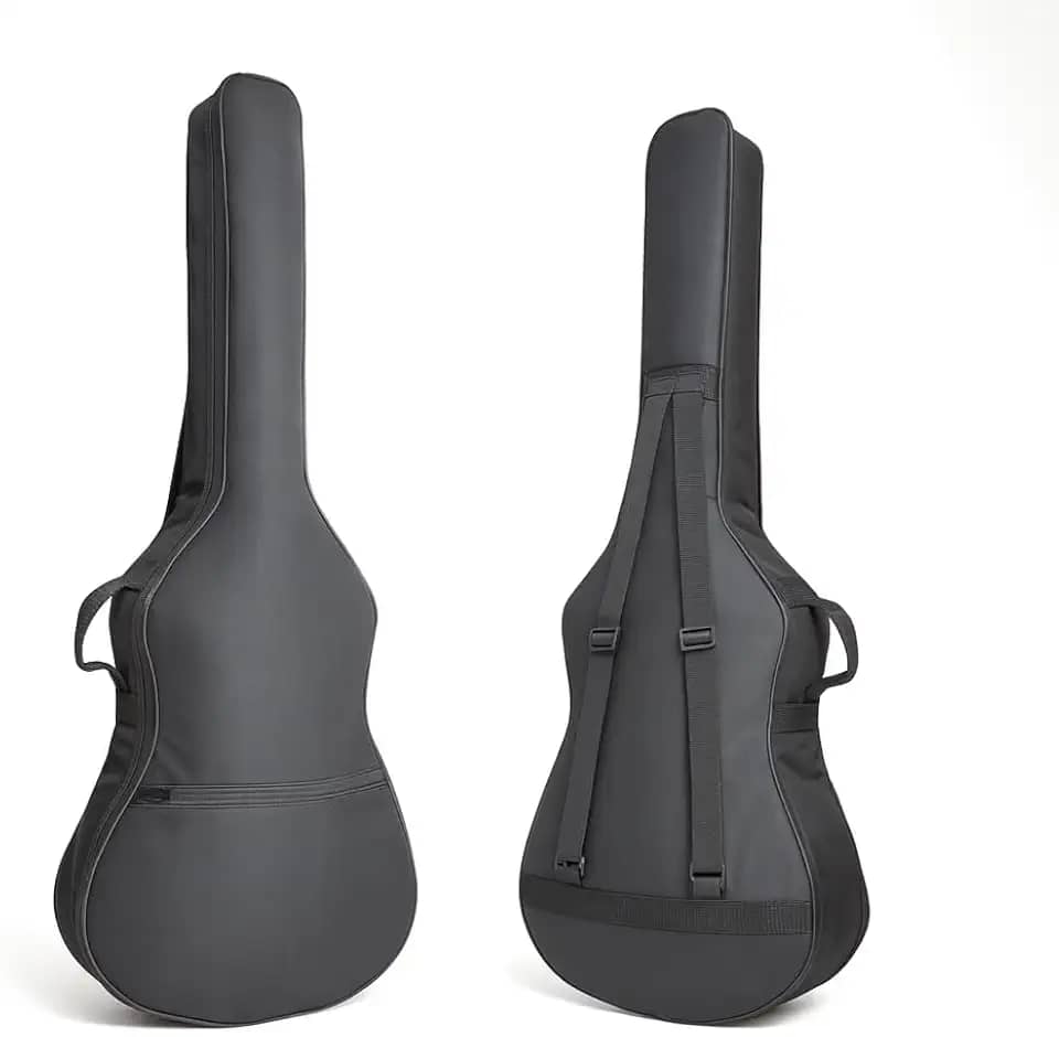 Capa Luxo para Viola Caipira Brasileira – Bag Acolchoada de Espuma Alta Densidade, Almofadada, Forrada e Revestida, Transporte Mochila/Alça, Proteção Premium para Instrumento