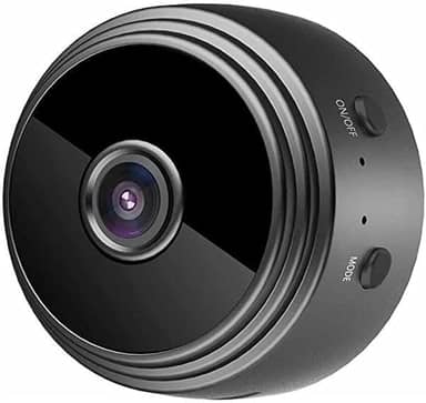 Mini Câmera Espiã A9 WiFi, Veicular, Escondida, Visão Noturna, Segurança e Monitoramento — Cor Preta