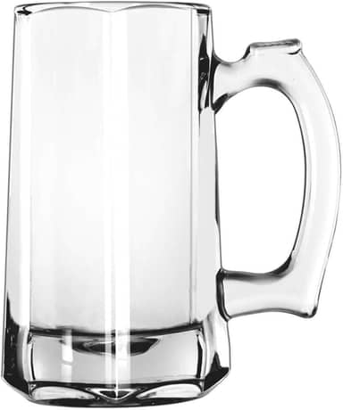 Caneca Em Vidro Temperado Chopp Cerveja Congelável 360 Ml