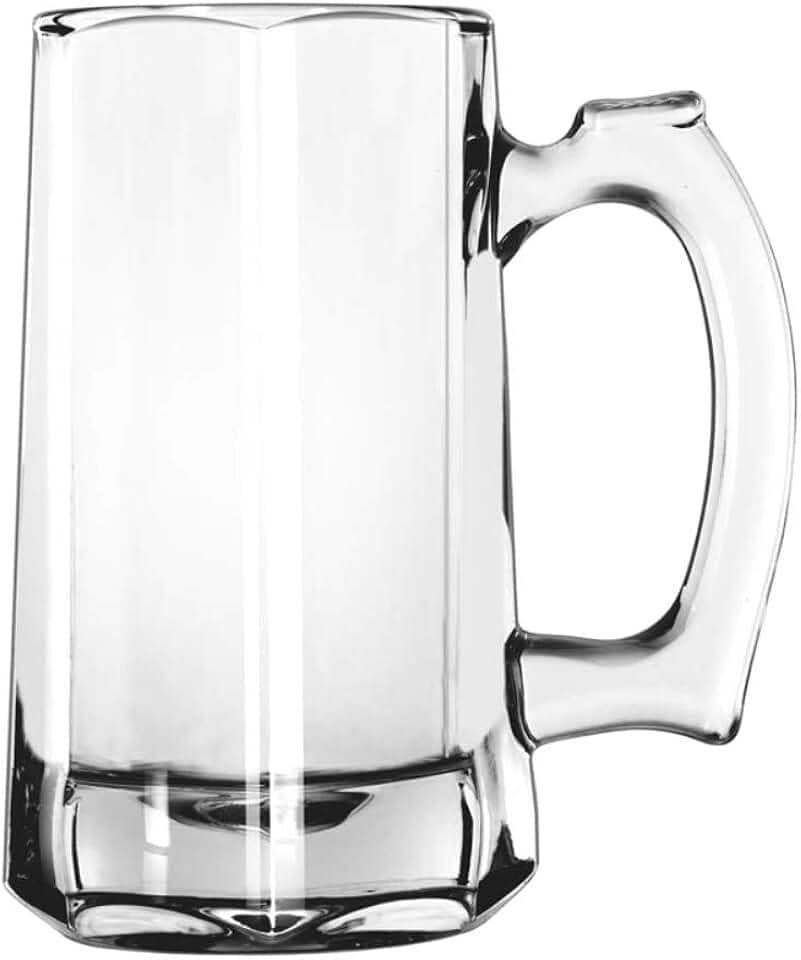 Caneca Em Vidro Temperado Chopp Cerveja Congelável 360 Ml