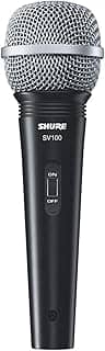 Shure SV100 Microfone de Mão Dinâmico Cardióide para Voz