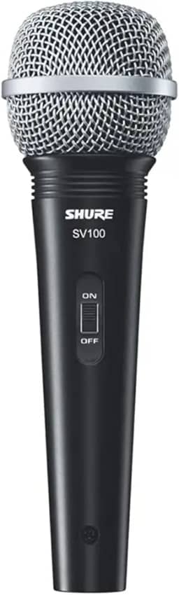 Shure SV100 Microfone de Mão Dinâmico Cardióide para Voz