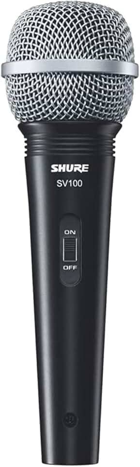 Shure SV100 Microfone de Mão Dinâmico Cardióide para Voz