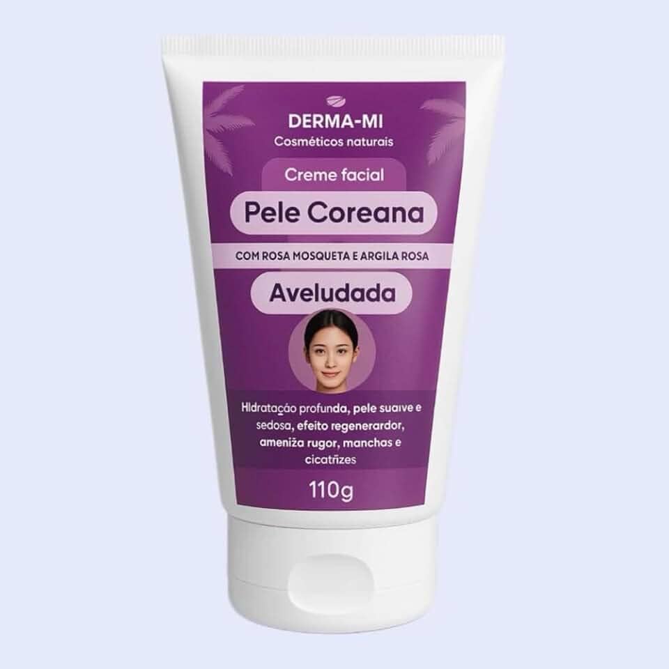 Creme clareador Coreano Hidratante Facial com ação Clareadora- Efeito Pele de Porcelana 100g