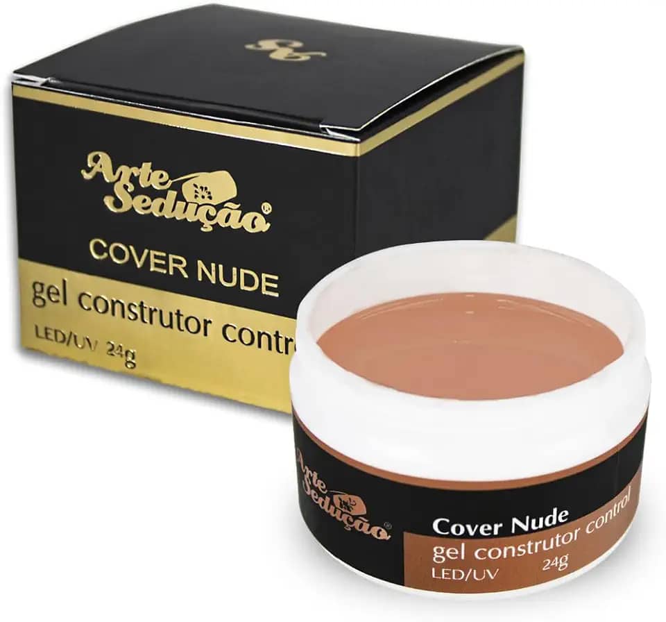 Gel Construtor Control LED UV Cover Nude Unhas de Gel, 24g