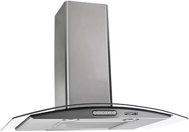 COIFA DE PAREDE Fogatti VIDRO CURVO DUTO SLIM INOX 70CM 220V