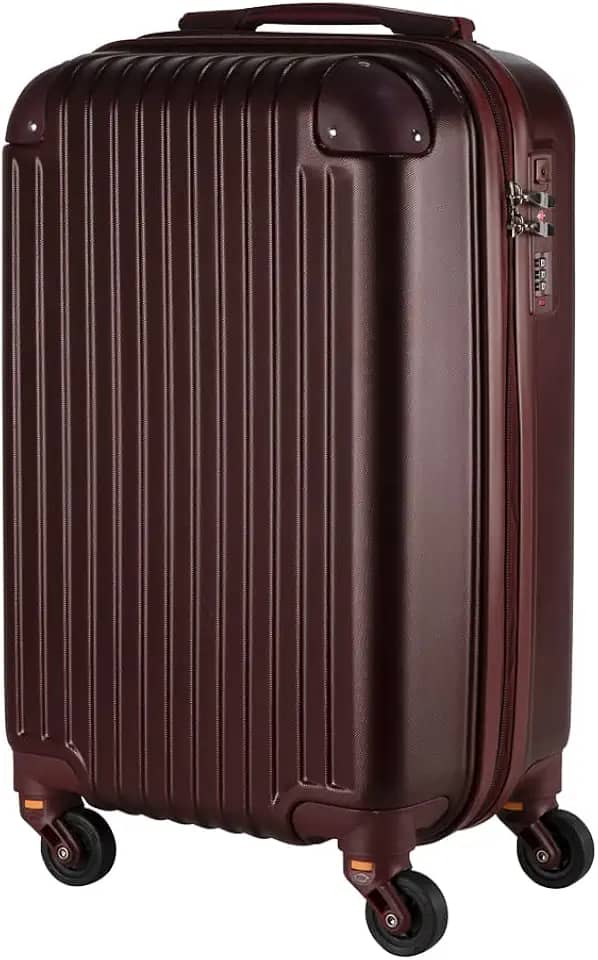 Mala de Bordo em ABS Com 4 Rodas 360 - Roncalli Manaus (Vinho)