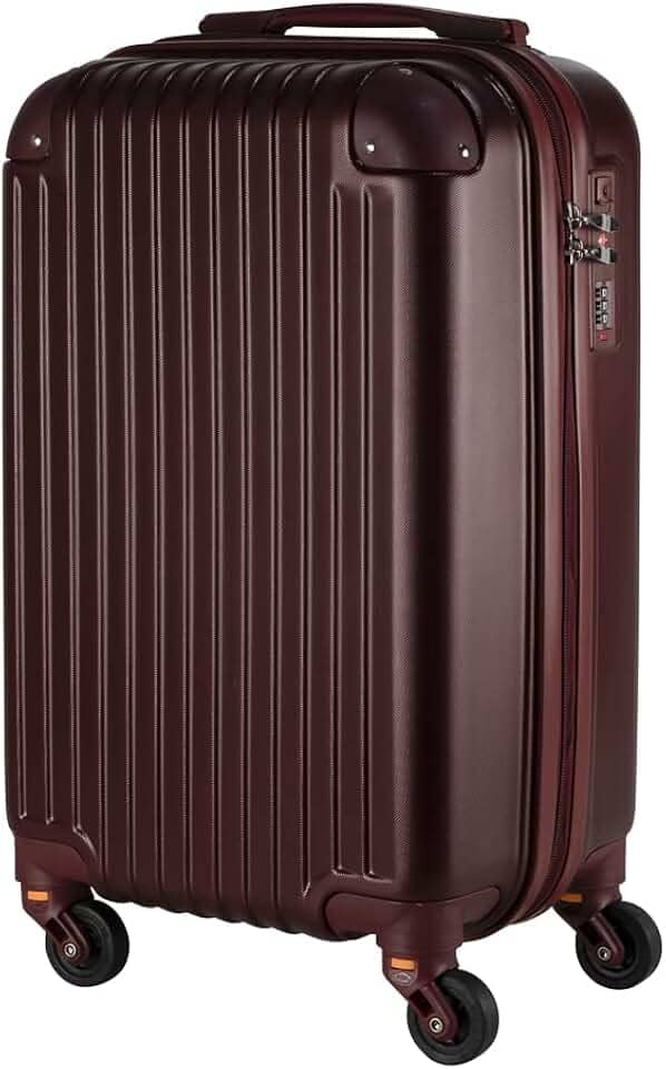 Mala de Bordo em ABS Com 4 Rodas 360 - Roncalli Manaus (Vinho)