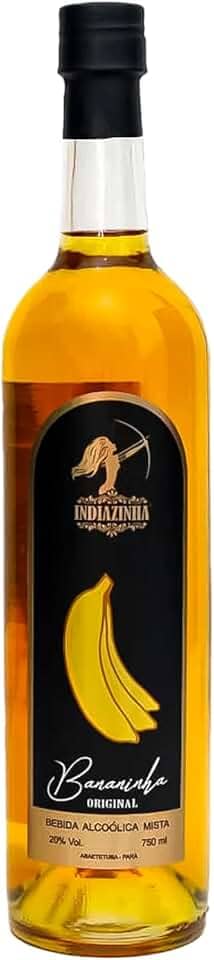 Cachaça Indiazinha Bananinha 750ml