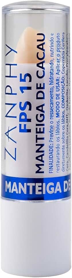 Manteiga de Cacau Bastão FPS 15, Zanphy, Neutro