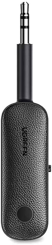 Receptor e Transmissor Bluetooth 5.0 U.green Suporte a Codec de Áudio Sbc e Aac Conector de 3,5mm Design Leve Compacto Fidelidade Sonora Modo TX e RX Conectividade Sem Fio Alta Versatilidade / No Brasil