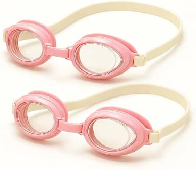 Kit com 2 Óculos de Natação INFANTIL, Ajustável, para crianças, Piscina, Verão