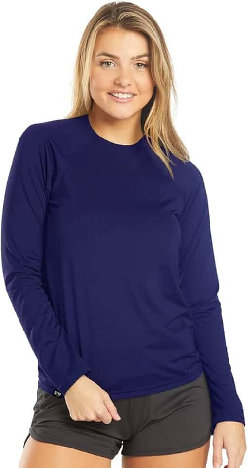 Camiseta UV Protection Feminina UV50+ Tecido Ice Dry Fit Secagem Rápida