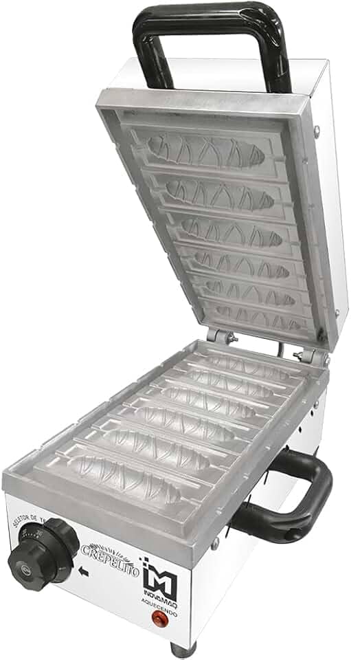 Maquina de Crepe Suíço Palito 6 crepes Profissional 127