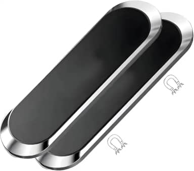 Suporte Magnético para Celular Veicular – Base Adesiva 3M, Ultra Firme, Compatível com Todos os Celulares/GPS/Universal/Porta objetos Metálicos - Compacto E Resistente.