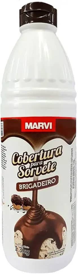 Cobertura para Sorvete Brigadeiro 1,3kg - Marvi