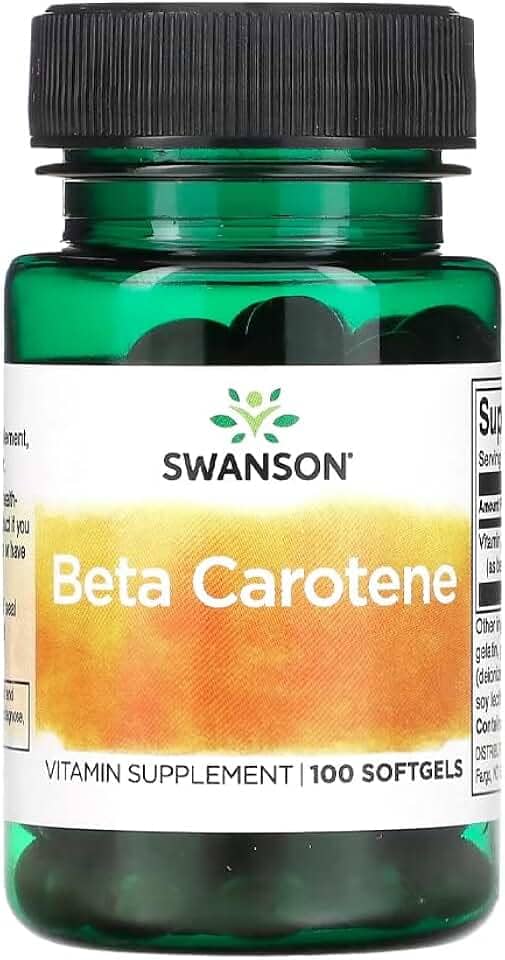 Beta-Caroteno 7,500Rae mcg Swanson 100Softgels Importado