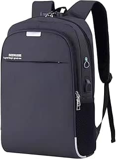 Mochila Executiva Unissex para Notebook até 15.6' - com Entrada USB e Passa-fio para fone – Ideal para Faculdade, Trabalho e Viagens – Antifurto, Resistente e Confortável