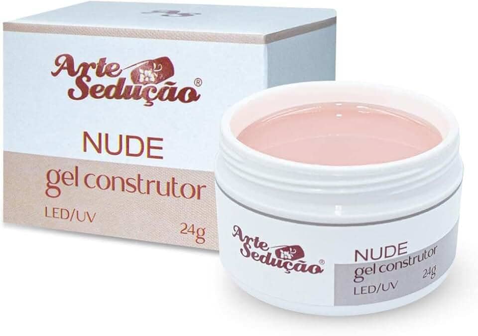 Gel para Unhas Arte Sedução Nude, 24g, Gel Construtor Alongamento de Unhas