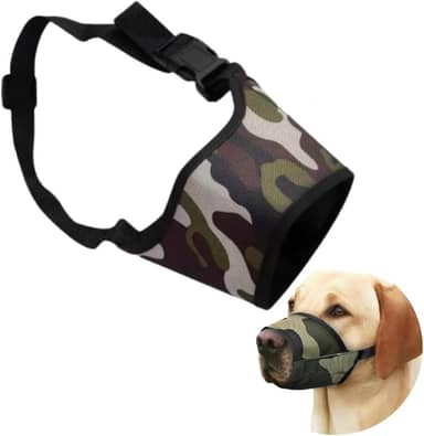 Focinheira Ajustável Pet Cães Cachorros Poliéster Resistente