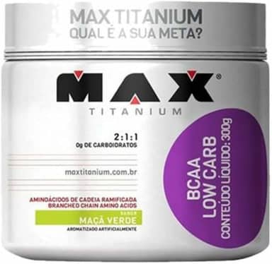 Bcaa Low Carb (300G) - Sabor Maçã Verde, Max Titanium