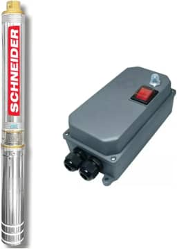 Bomba Schneider Caneta Poço Artesiano 1cv 220v + Painel Box