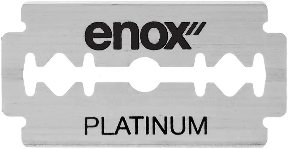 Lâmina de Barbear em Blister, Enox, Prata