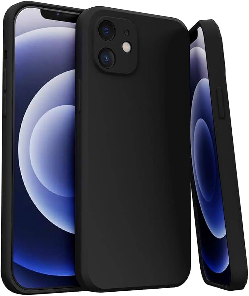 Capa Capinha Anti Impacto Para iPhone 11 Silicone Aveludado Premium (PRETO)