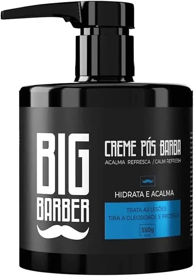Creme Pós Barba Big Barber 350g Menthol Profissional