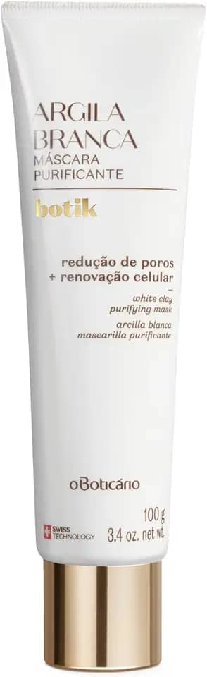Botik Máscara Facial Argila Branca 100 ml O Boticário