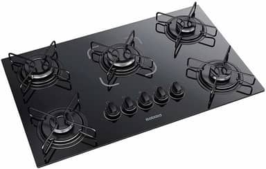 Cooktop Essencial 5 Bocas - Preto