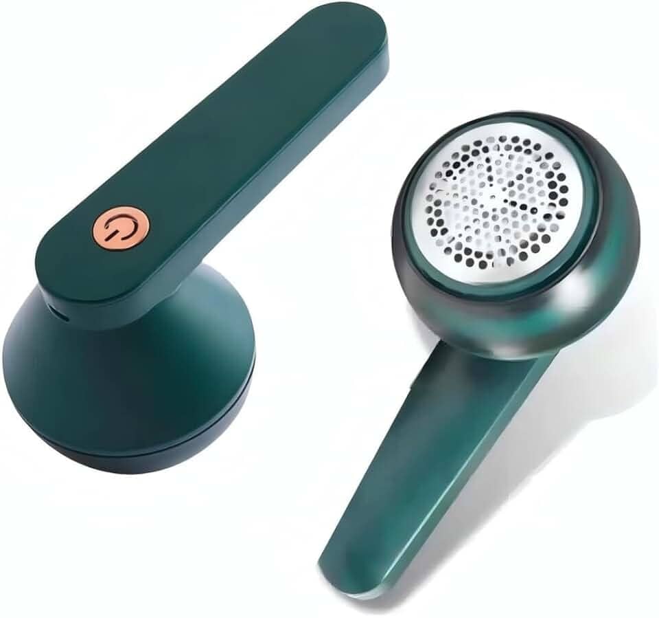 Papa Bolinhas Elétrico Portátil Recarregável Removedor de Fiapos e Pelos USB com Lâmina Afiada de Aço Inox Ideal para Roupas Sofás e Tecidos em Geral Premium