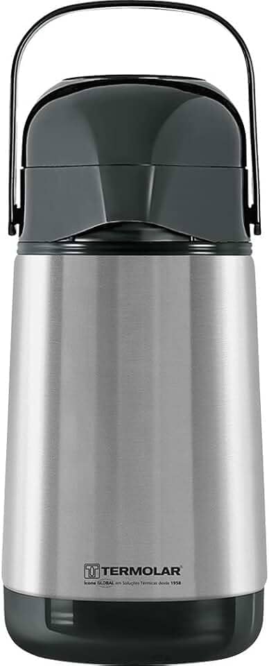 Garrafa Térmica Lúmina 500ml Inox Conservação de 12h Quente / 24h Frio Sistema que não pinga - Termolar 9752 52999