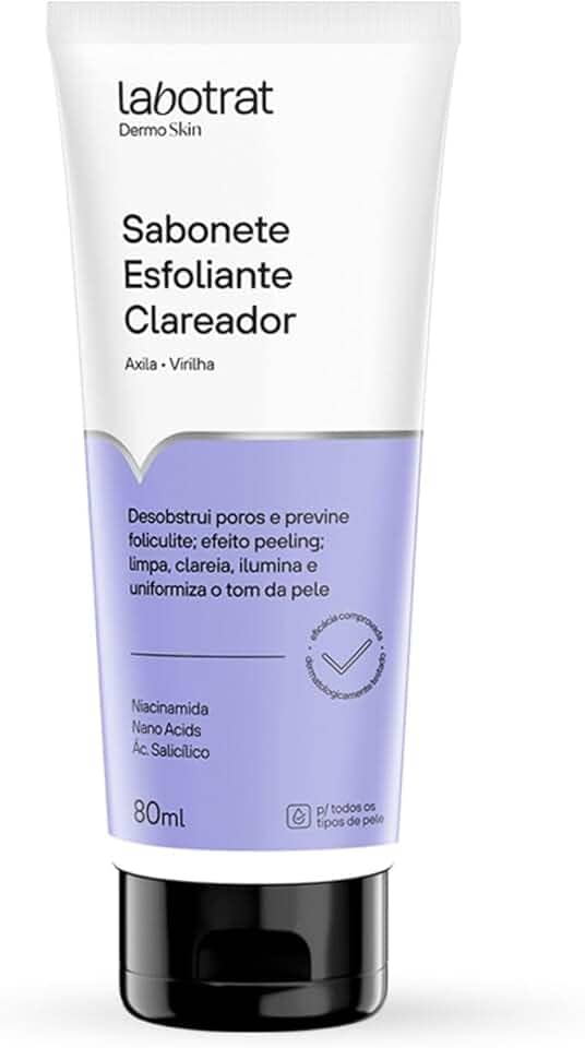 Sabonete Esfoliante Clareador Dermo Skin 80ml