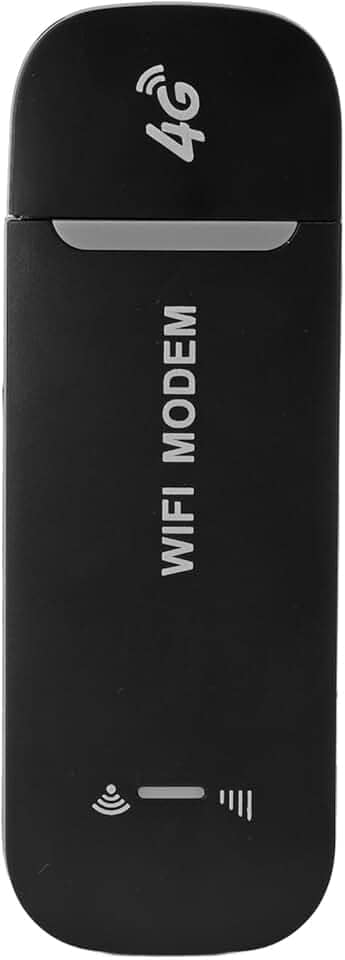 Zopsc Modem Usb 4G, Roteador Portátil Tusb Com Slot Para Cartão Sim, Hotspot De Viagem Mini Plug And Play (Preto)